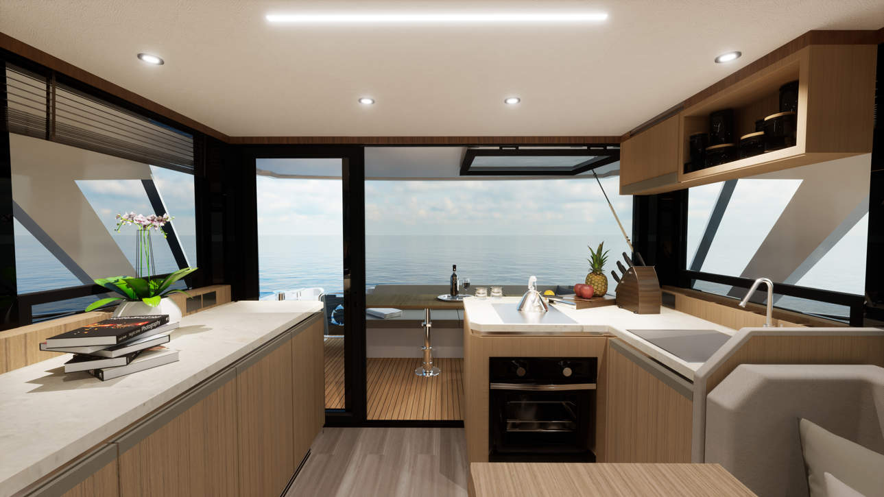 Greenline 42 Main Salon V1