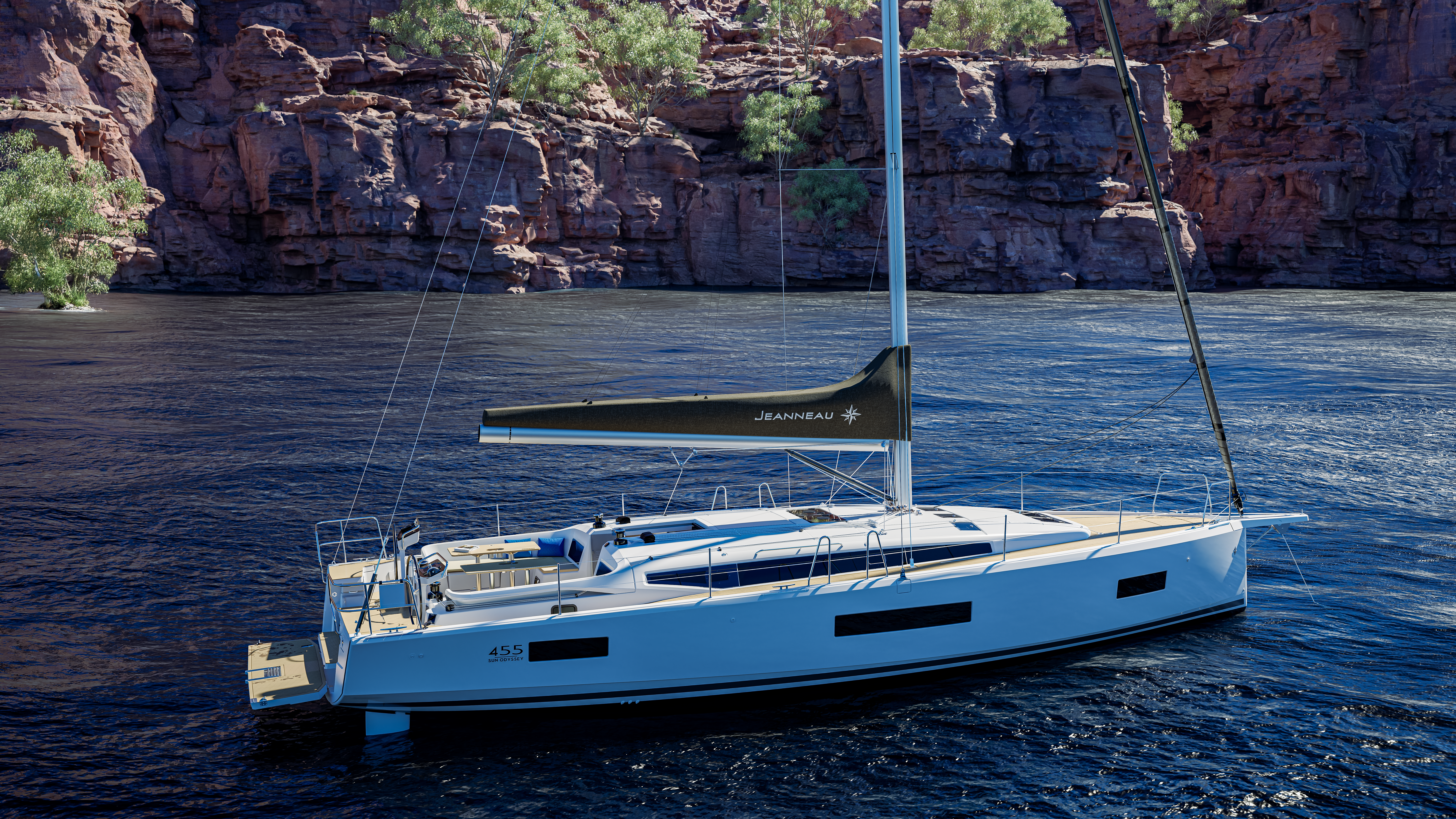 SUN ODYSSEY 455 RENDERINGS